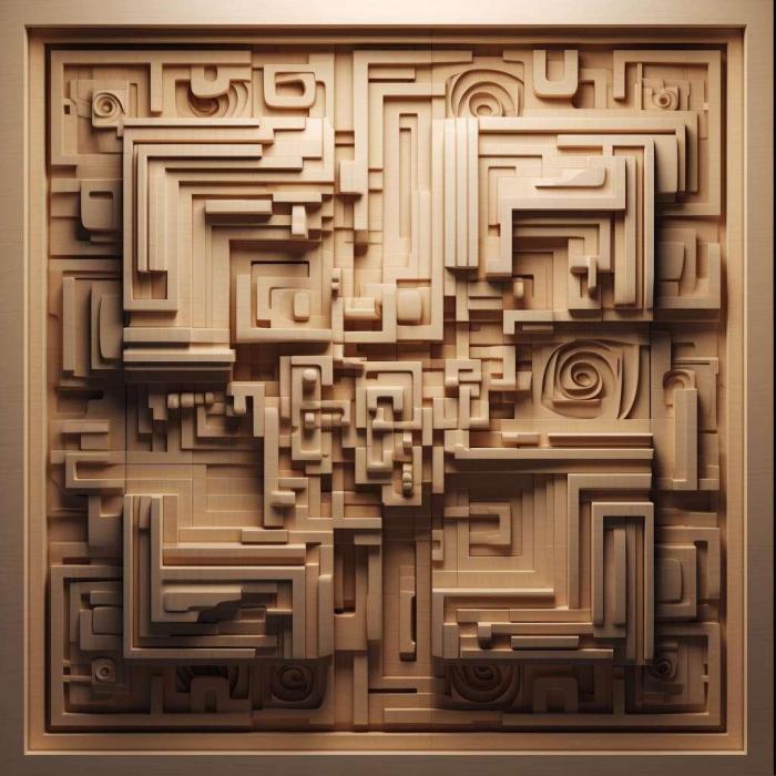 نموذج ثلاثي الأبعاد لآلة CNC 3D Art 